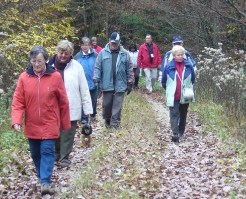 Wandergruppe bei Mörnsheim