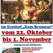 Plakat Wilder Herbst in Mörnsheim 2026