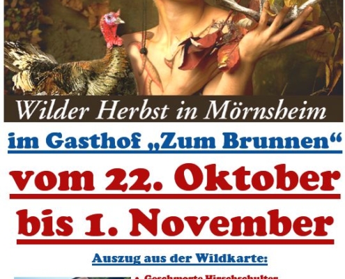 Plakat Wilder Herbst in Mörnsheim 2026