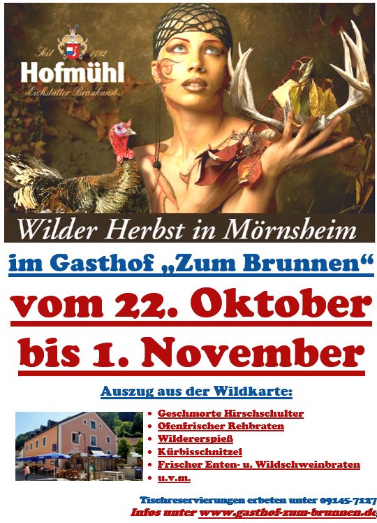 Plakat Wilder Herbst in Mörnsheim 2026